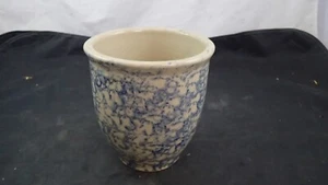 Vintage Robinson Ransbottom Pottery RRP Stoneware Spongeware Crock Vase USA - Picture 1 of 4