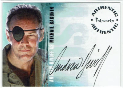 Lost Season 3 Three 2007 Auto Autograph A-34 Andrew Divoff as Mikhail Bakunin - Image 1 of 2