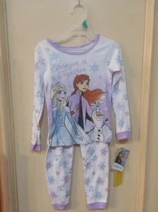 LITTLE GIRLS "FROZEN" 2PC LOUNGE WEAR, 4T ,NEW WITH TAGS - Picture 1 of 8