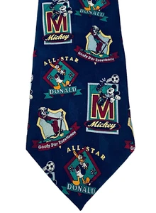 Mickey Mouse Unlimited Men’s Tie Sports Golf Baseball Soccer Disney Coach Donald - Picture 1 of 9