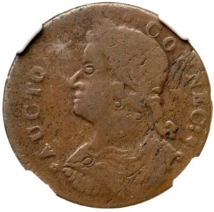 1787 M 33.23-hh.2 R-6 NGC VG 10 Connecticut Colonial Copper Coin - Picture 1 of 3