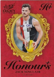 AFL 2024 Legacy Ultimate St.Kilda Saints - Jack Sinclair Honours Plus NP221 - Picture 1 of 2