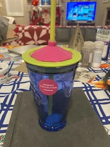 starbucks umbrella hawaii glass cup - Picture 1 of 1