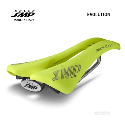NUEVO Sillín Selle SMP EVOLUTION: AMARILLO FLUO - ¡HECHO EN iTALY! Foto 1 de 2