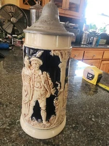 Vintage Original West German Stein 9" - Bild 1 von 5