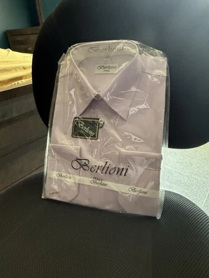 Camisa abotonada Berlioni Italia para hombre M Foto 1 de 4