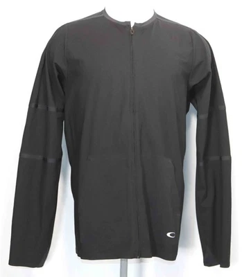 Chaqueta Oakley Radskin Shell repelente al agua cremallera negra para hombre talla 2XL ajustada Foto 1 de 4