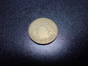 Pokemon Card Banpresto 1997 Promo Game Coin Gold Shining Pikachu #1 - Imagen 1 de 19