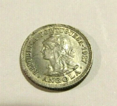 Angola 1927 5 Centavos Coin - Image 1 of 4