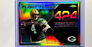 2008 Topps Chrome Favre Collection Refractor #BFC-424 Brett Favre HOF /199 - Picture 1 of 2