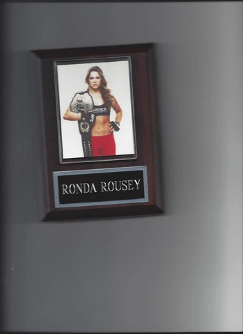 RONDA ROUSEY PLAQUE UFC CHAMPION MMA WITH BELT Cover