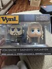 New Vynl Game of Thrones Jon Snow &amp; Daenerys 2 Pack Funko Vinyl Figures