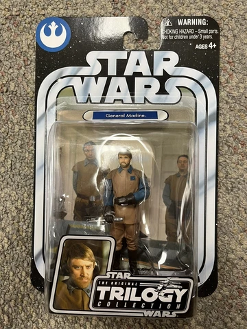+ Hasbro 2004 Star Wars Trilogy Collection General Madine Action Figure *STB Cover