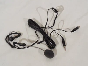 Peavey Wired Headset Mic Microphone W/ In Ear Monitor 1/8" Connectors - Untested - Picture 1 of 3