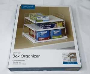 YouCopia UpSpace Adjustable Box Organizer for Foil Wrap Kitchen Cabinet Storage - Picture 1 of 4