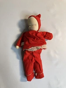 Sleepy Baby seltene Puppe, von Shackman, roter Schlafanzug 1957 - Bild 1 von 6
