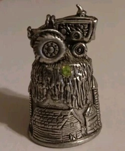 Trattore agricolo Ag Farmer ditale in peltro gioiello americano da collezione - Foto 1 di 17