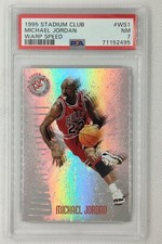 1995-96 Stadium Club MICHAEL JORDAN Warp Speed #WS1 PSA 7 (178)
