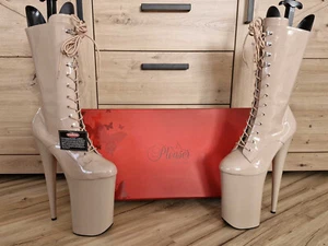 Pleaser Beyond 1050 taglia 42 (US12) beige - nuovo con scatola - Foto 1 di 4