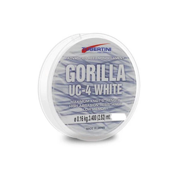 Filo mulinello monofilo nylon Tubertini Gorilla UC-4 White 350 mt - Immagine 1 di 1