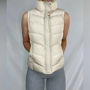 SPAO Down Duck Feather Puffer Vest Casual Cozy Fall Winter - Picture 1 of 8