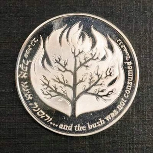 1982 The People of Israel Lives Silver .935 Medal 22gr - Picture 1 of 2