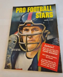 1957 PRO FOOTBALL STARS MAGAZINE FRANK GIFFORD NEW YORK GIANTS COVER NY N.Y. NFL - Picture 1 of 20
