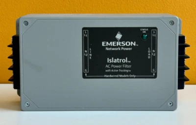 Emerson IC+130 120 VAC ***One Damaged Mounting Hole*** AC Power Filter. Tested! - Image 1 of 4