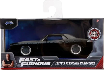 Jada 1/32 - Fast & Furious - Letty’s 1970 Plymouth Barracuda Grigio - 97206 - Immagine 1 di 4