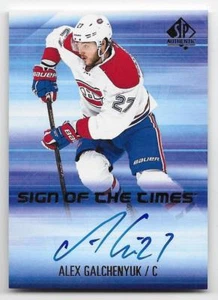 15/16 SP AUTHENTIC SIGN OF THE TIMES AUTOGRAPH Alex Galchenyuk #SOTTAG GROUP D - Picture 1 of 1