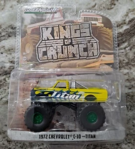 Greenlight Green Machine 1972 Chevy C-10 Titan Kings of Crunch Chase. - Picture 1 of 4
