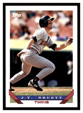 1993 Topps #309 J.T. BRUETT Minnesota Twins ~C3F