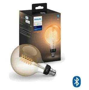 Philips Hue Bluetooth 7W G125 B22 Filament Bulb Smart LED Light Bluetooth Globe - Picture 1 of 6