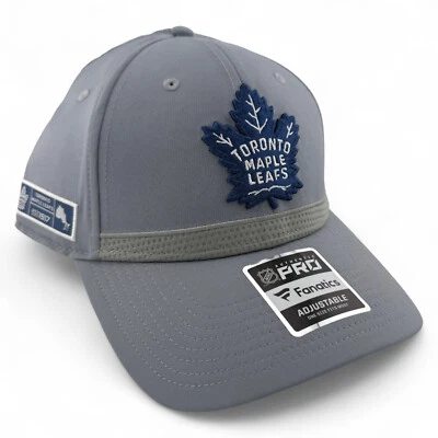 Fanatics Toronto Maple Leafs NHL Home Ice Striped Pro Snapback Adjustable Hat - Image 1 of 4