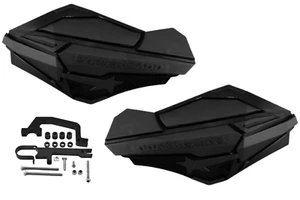 Powermadd Sentinel Guards Handguards Black HAYES Snowmobiles Snow 34410 34454 - Picture 1 of 5