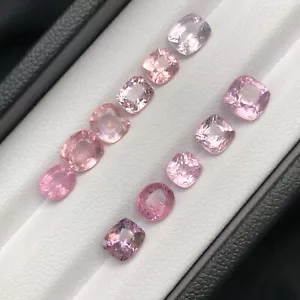 8.65 CT Natural Faceted Cut Pink Color Spinel Loose Gemstone From Tajikistan - Picture 1 of 12
