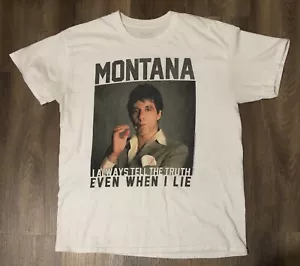 Camiseta Scarface Tony Montana Always Tell The Truth Grande L Clásicos Americanos - Imagen 1 de 9