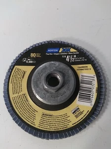 Norton 80-Grit Flap Disc - 4 1/2in...New - Picture 1 of 2