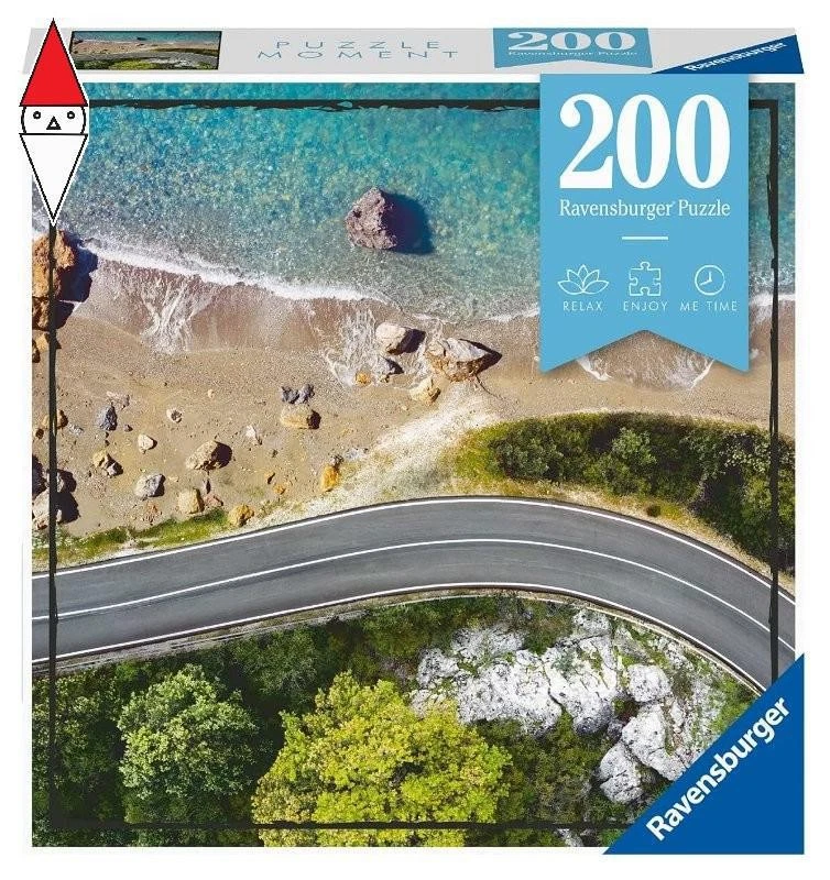 PUZZLE RAVENSBURGER PUZZLE MOMENT 200 PZ BEACHROAD - Immagine 1 di 1