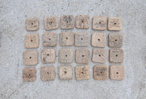 Vintage cork floats old original corks net fishing floats x24 - FREE DELIVERY - Picture 1 of 9