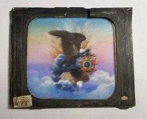 Linterna mágica de colores deslizable American Eagle y medalla - Imagen 1 de 3