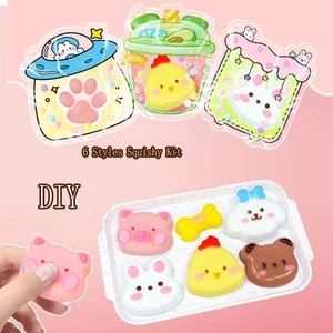 Pinch Squishy Silicone Full Suit 6 Styles Kids Soft Silicone Handmade DIY Gift - Picture 1 of 14