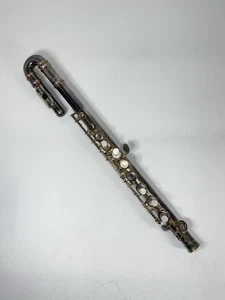 Vintage DI ZHAO Sterlingsilber professionelle Querflöte mit offenem Loch - Bild 1 von 24