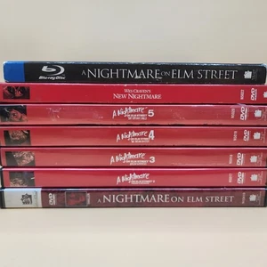 A Nightmare On Elm Street DVD/Blu-ray Lot 1-5, 7, 9 Horror Freddy Krueger  - Picture 1 of 2