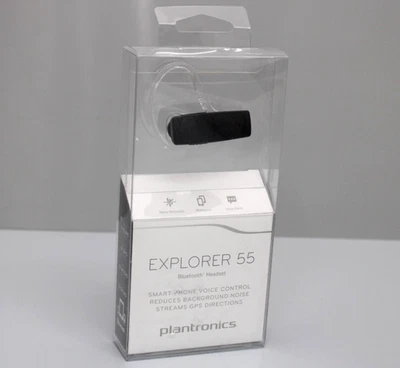 Plantronics Explorer 55 E+A/ME - Mono Bluetooth In-Ear Headset Kopfhörer Schwarz - Bild 1 von 4