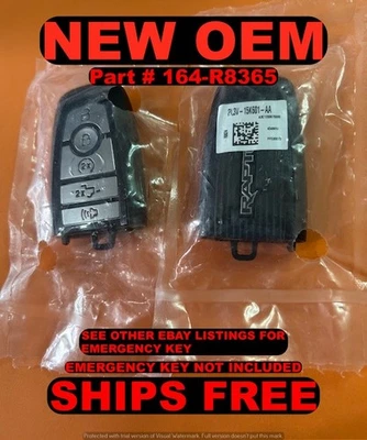 NEW OEM 2024 FORD F150 RAPTOR 5 BTN REMOTE START SMART KEY FOB 164-R8365 433 MHZ - Image 1 of 4