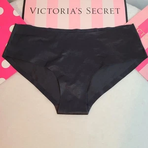 Sexy Panty Hiphugger Y2K Victoria's Secret Satén No-show Talla Pequeña Negra - Imagen 1 de 5