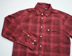 Haglofs Tarn Flannel Button Shirt mens Long Sleeve top size XL Check 604155 - Picture 1 of 9