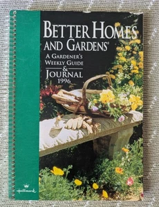 Hallmark Better Homes and Gardens A Gardener's Weekly Guide & Journal 1996 - Imagen 1 de 8