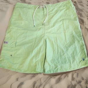 Polo Ralph Lauren costume da bagno colore Nant Lime uomo nuovo senza etichette (2XLT) - Foto 1 di 7